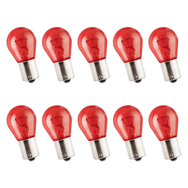 10x PR21W Kugellampe Rote Bremslicht Lampe 12V 21W BAW15s