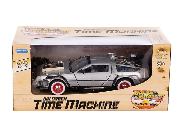 DMC DELOREAN ZURÜCK IN DIE ZUKUNFT III Modell 1:24