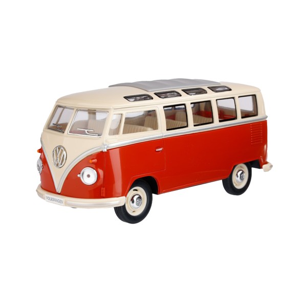 VW CLASSIC VW BUS T1 Bulli 1962 MODELAUTO 1:24 ROT