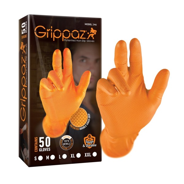 Grippaz Nitril-Handschuhe Größe XL (50 Stück)