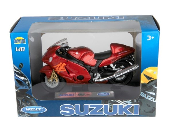 Suzuki HAYABUSA rot Modell 1:18