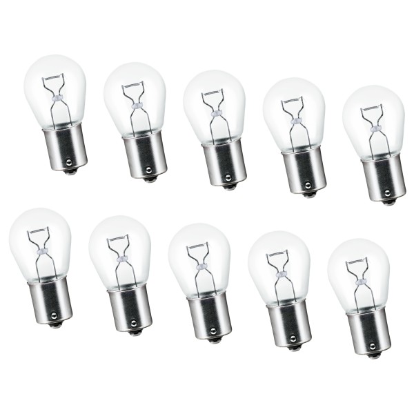 10x P21W Classic BA15s 12 V 21 Watt Kugellampe Glühlampe Glühbirne