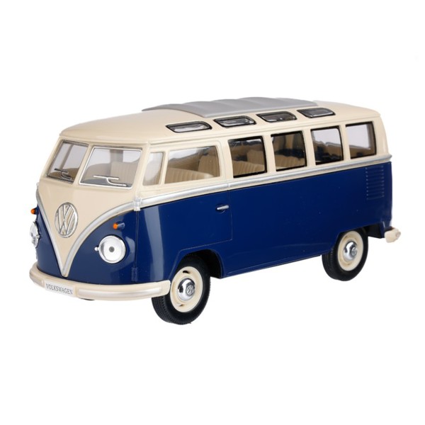 VW CLASSIC VW BUS T1 Bulli 1962 MODELAUTO 1:24 BLAU