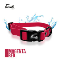 Fumiko® Halsband Magenta Red aus Biothane
