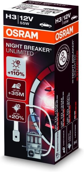 OSRAM NIGHT BREAKER® UNLIMITED H3