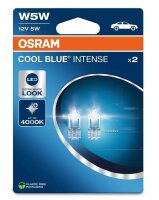 OSRAM COOL BLUE INTENSE 2825CBN-2BL W5W W2,1x9,5d 12V 5W