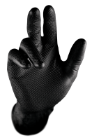 Grippaz schwarz Nitril-Handschuhe Größe M (50...