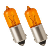 2 Stück BAX9s HY6W Halogenlampe 12V 6W – Orange