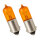2 Stück BAX9s HY6W Halogenlampe 12V 6W – Orange