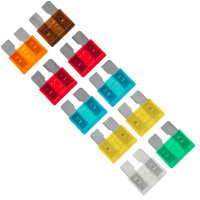 Flachstecksicherungen Set – 10 Stück (5A bis...
