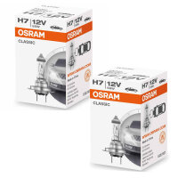 2 Stück H7 12V 55W PX26d Classic OSRAM -...