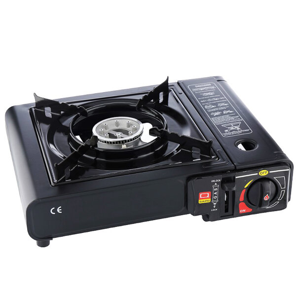 Campingkocher Herd Gas Kocher Outdoor Camping 2,2KW mit Koffer