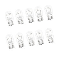 10x Glassockel W21/5W 12V 12 Volt 5 Watt W3x16q