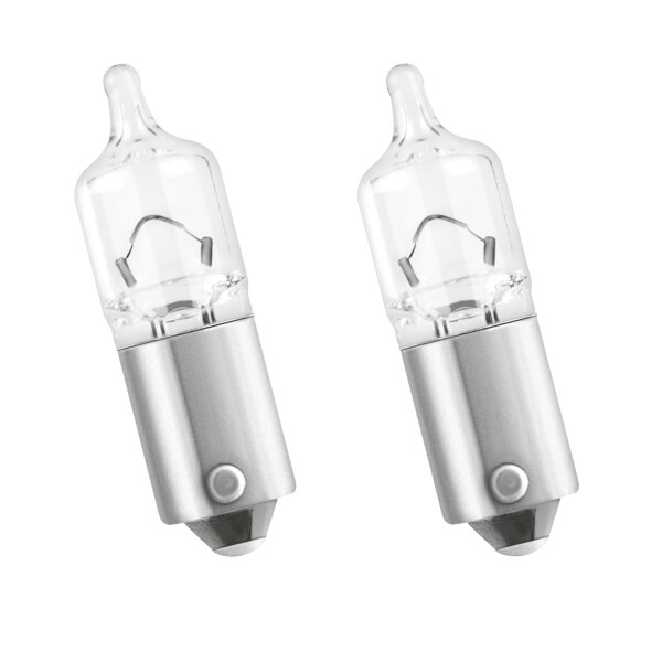 2x H6W Halogen Glühbirne BAX9S 12V 6W