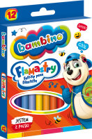 Filzstifte 12 Farben BAMBINO