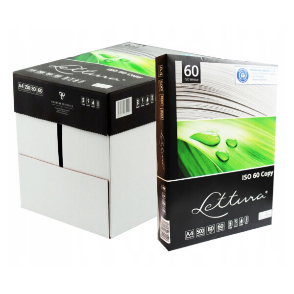 Lettura Kopierpapier 2500 Blatt ISO 60 A4 80g