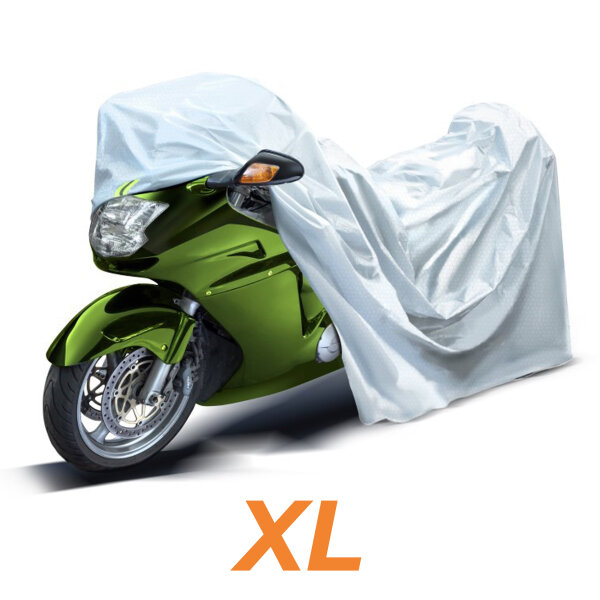 Motorradabdeckung XL 245x105x125 cm 3 Lagen mit Reflektoren