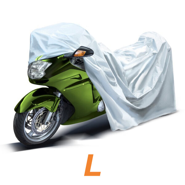 Motorradabdeckung L 220x95x110 cm 3 Lagen mit Reflektoren