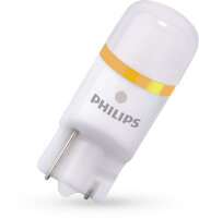 W5W LED T10 12V 1W 4000K X-treme Vision 5x CeraLight, 360  2st. Philips (no ECE)