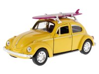 VW Beetle, Surfing, gelb, Modell 1:34