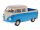 Volkswagen VW T1 Doppelkabine Pick Up blau creme Modell 1:34