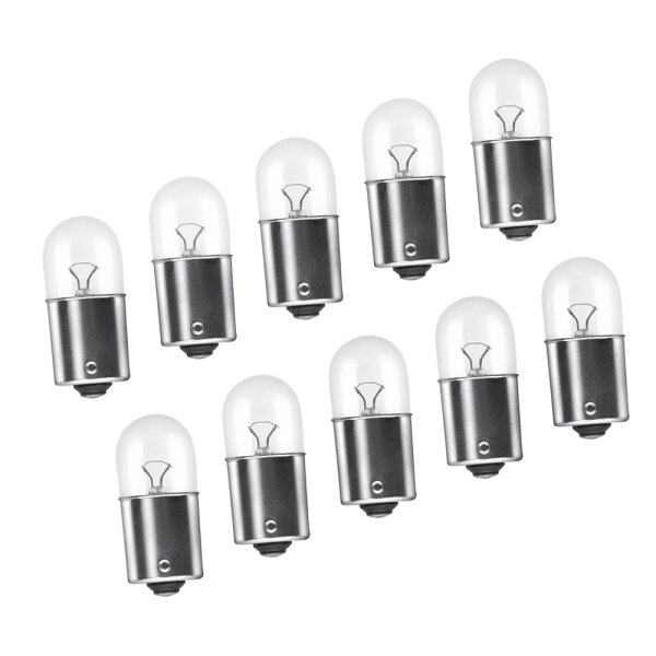 10x R5W 12V 5W Kugellampe BA15s Glühlampe Autolampe Glühbirne Parklicht