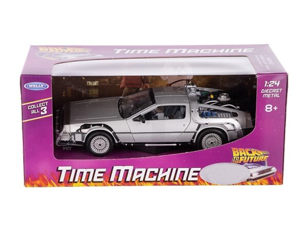 DMC DELOREAN ZURÜCK IN DIE ZUKUNFT I Modell 1:24